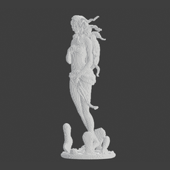 1.png PIXELThe Birth of Venus ART 3D MODEL FOR PRINT