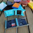 image1.jpg 3D-Datei Einfache Boxen für 2 bis 6 SD-Karten oder 4 bis 12 microSD-Karten・Design für den 3D-Druck zum Herunterladen