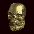 18.png Skull with beard and mustache