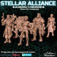 Stellar-Alliance-2.jpg Stellar Alliance season 1, 5 heroes in 10 figures - BUNDLE