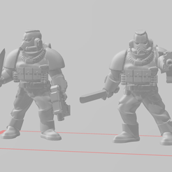 smscouts.png Free 3D file Space Marine Corps Scout Reconnaissance・Design to download and 3D print