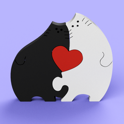 Ornament-Cat-Love-portada.png LOVE CAT FIGURINES | SCULPTURE ORNAMENT HOME DECORATION DECOR | LOVERS ENAMORADOS | VALENTINE'S DAY GIFT