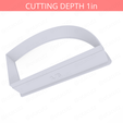 1-3_Of_Pie~4.5in-cookiecutter-only2.png Slice (1∕3) of Pie Cookie Cutter 4.5in / 11.4cm