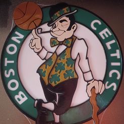 Celtics.jpg Boston Celtics Logo 29cm for Wall