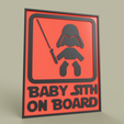 1fb26a2a-5e42-4f26-97bb-c38e1ba9e569.PNG StarWars Baby Sith On Board Darth Vader
