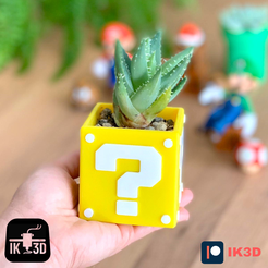 PATREON-4.png Fichier STL gratuit BLOC DE QUESTIONS 2 COULEURS SUPER MARIO BROS - MULTIPARTS・Plan à télécharger et à imprimer en 3D
