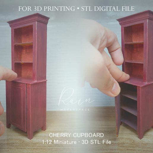 MINIATURE Classic Cupboard | Witch's Room Miniature Furniture Collection
