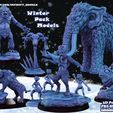 Winter_Pack_Render.jpg Winter Monsters - Tabletop Miniatures 3D Model Collection