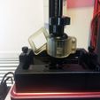 clearance.jpg Free STL file Elegoo Mars Build Plate Angled Holder・3D printer design to download