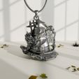 WitchHat1.jpg Chapéu de bruxa / Chapéu de feiticeiro - Jóias de fantasia Modelo 3D para impressão em resina e fundição em metal de cera perdida