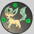 IMG_0926.png Leafeon coaster / coin pokemon