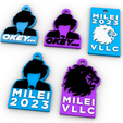 llaveros-milei.png Key ring pack Javier Milei Okey VLLC 2023