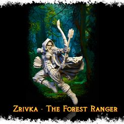 forest2.jpg STL file Zrivka - Forest Ranger・Template to download and 3D print, Kazrak