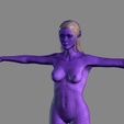 13.jpg Animated Naked Elf Woman-Rigged 3d game character Low-poly 3D