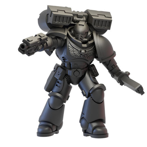 Jumping Primary Space Warriors 3D model