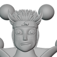 4.png Sculpture 3D du modèle de buste Uzumaki Naruto dans Blender3d