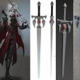 0.jpg Bloody Sword for Joseph from Identity V fantasy vampire weapon STL for  3D print
