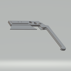 complete.png Free 3D file FHW: DIRESTA RAZOR Mini Disposable Straight razor・3D printing template to download