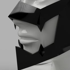Red Roit v7d.jpg Archivo STL MÁSCARA ROJA ANTIDISTURBIOS - MY HERO ACADEMIA・Modelo imprimible en 3D para descargar