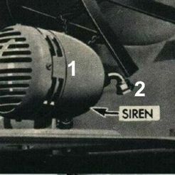 siren.jpg 1:6 scale WW2 US Vehicles siren / sirene pour véhicule US de la seconde guerre mondiale echelle 1/6