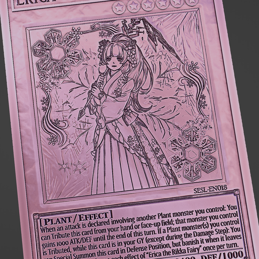 erica the rikka fairy - yugiohFree STL File for 3D printingCults