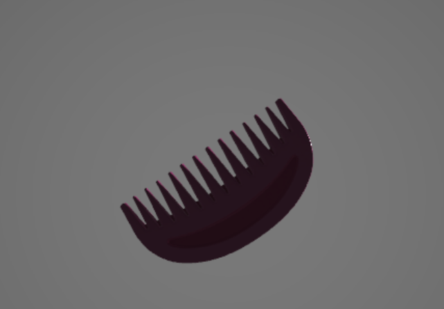 STL file comb -working comb・Model to download and 3D print・Cults