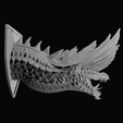 Alaside2.png Alatreon Elder Dragon Monster Hunter Wall Mount - Wall Trophy Decoration