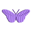 Articulated_Butterfly.stl STL-Datei Gelenkiger Schmetterling kostenlos・3D-Druck-Vorlage zum herunterladen