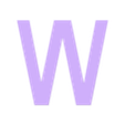 Logo_Letra_W.STL Logo SolidWorks Maker
