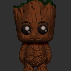 BABY-GROOT-MACETA-OK.jpg STL file Baby groot pot・3D print model to download