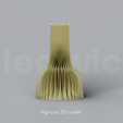 E_5_Renders_00.png Niedwica Vase E_5 | 3D printing vase | 3D model | STL files | Home decor | 3D vases | Modern vases | Floor vase | 3D printing | vase mode | STL