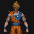 29.JPG STL file GOKU super saiyan v2 - Dragonball Super・3D print model to download