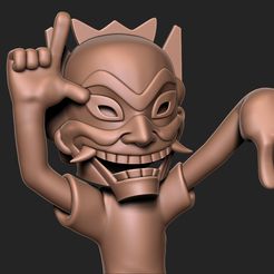 7.jpg STL file Japanese demon Kid・3D print design to download
