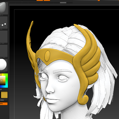 SheRa-TIARA-2.png Archivo OBJ SHE-RA TIARA vintage serie COSPLAY・Diseño para descargar y imprimir en 3D