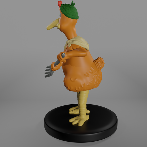 untitled1.png Ginger Chicken Run 3D Print Model