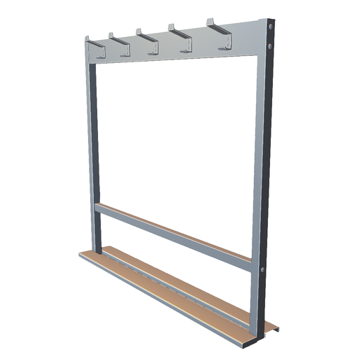 Wall Mounted Utility Hanging Rack