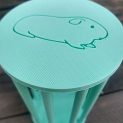 273758115_1102665147187825_385580723550166169_n.jpg STL file Guinea pig - hamster feeder・3D printing idea to download