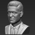 3.jpg George Clooney bust 3D printing ready stl obj formats