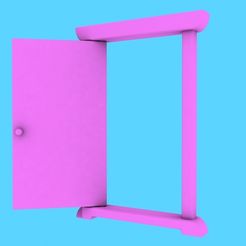 render04_display_large.jpg Fichier STL gratuit Doraemon's Anywhere Door (cartoon ver)・Modèle à télécharger et à imprimer en 3D