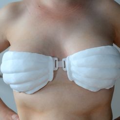 03.jpg STL file Cosplay Ariel Seahshell Bikini for Mermaids・3D printer design to download