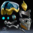 Star-Lord-Cuts-01.jpg Marvel Rivals Star Lord Helm 3D-Drucker STL-Datei