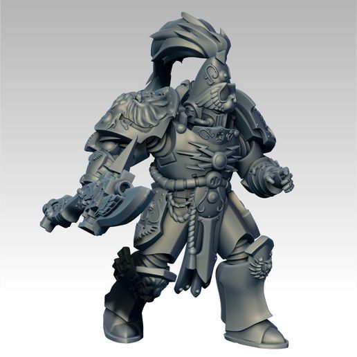 Custard guardian pose 2 3D model