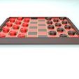 4.jpg Checkers Board Game 3D Print Model