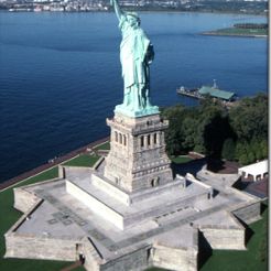 Statue-279x386-less-shadow.jpg Fort Wood Plinth for Statue of Liberty & Base Building (included)