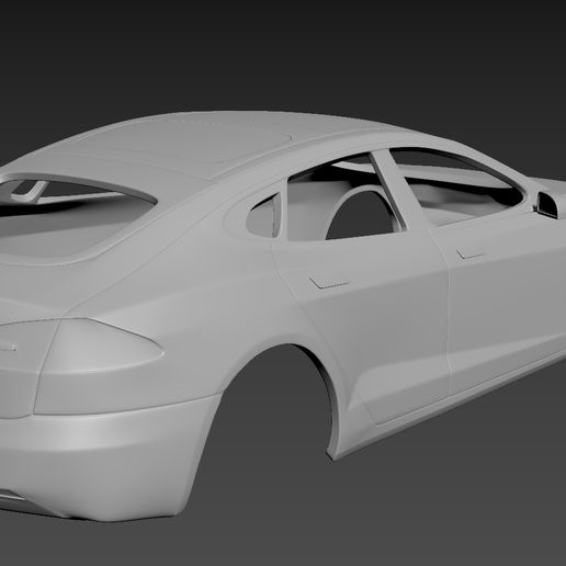 3D file Tesla Model S Body for print・3D print object to download・Cults