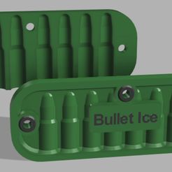 Cover.jpg Archivo STL Molde de hielo en forma de bala para bebidas・Plan imprimible en 3D para descargar