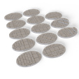 105mm-x-70mm-Oval-3.png 105mm x 70mm Oval Scenic Wargaming Bases - Stone Bricks & Slabs