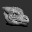 Drache0204.jpg 3D Model Dragon Head, Art Dolls