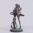 carlos-silva-mx-nurse-7.jpg Cyberpunk Nurse Girl with Robot - Stylized Anime 3D Print Model