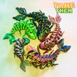 7.jpg articulated fish / toy / turtle / print in place / animal / flexy /cute / tamethem